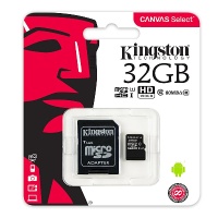 Memory card microSD "Kingston" 32Gb SDHC (10 class, UHS-I)  ― DELTAMOBILE