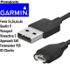 Garmin Fenix 5,5S,5X,6,6x,7,7x; Forerunner 935; Vivoactive 3; Approach S2,S4  USB charging cable 