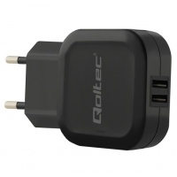 Charger 220V-USB with 2 sockets (2.4A, 12W)  ― DELTAMOBILE
