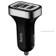 USB Car Charger HOCO Z3 with 2 sockets(3.1A) with LCD