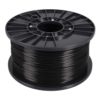 PLA Filament for 3D printers. 1.75mm, 1kg. (1,24 г / см³). Black ― DELTAMOBILE