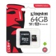 Atmiņas karte microSD "Kingston" 64Gb SDHC (10 class, UHS-I) 