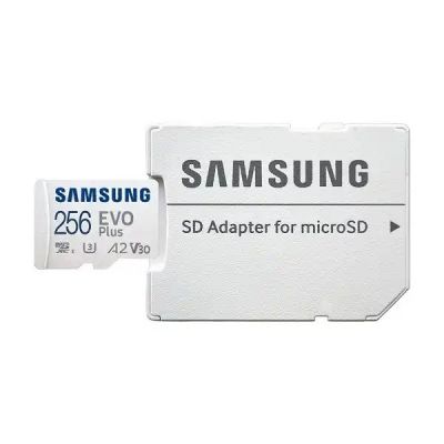 Memory Card microSD 256GB Samsung EVO Plus (U3, A2 V30, 130 mB/s) ― DELTAMOBILE