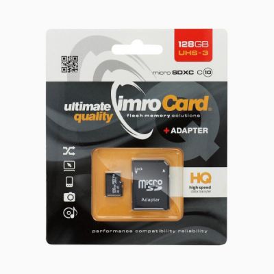 Memory card microSD "Imro" 128Gb SDHC (10 class, UHS-3)   ― DELTAMOBILE