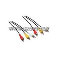 Kabelis 3RCA/s-3RCA/s (1.5m)