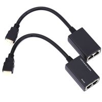 HDMI extender 30m via Cat 5e,Cat 6e (2 X RJ45) ― DELTAMOBILE