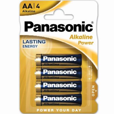 Battery Panasonic Alcaline LR06 (AA,1.5V), 4 pcs.set  ― DELTAMOBILE