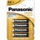 Baterijas Panasonic Alcaline LR06 (AA,1.5V) 4gab. komplektā 