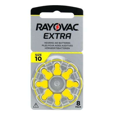 Baterija dzirdes aparātiem Rayovac Extra PR70 (A10, B0104, B20PA, AC10/230E). 8gab.   ― DELTAMOBILE