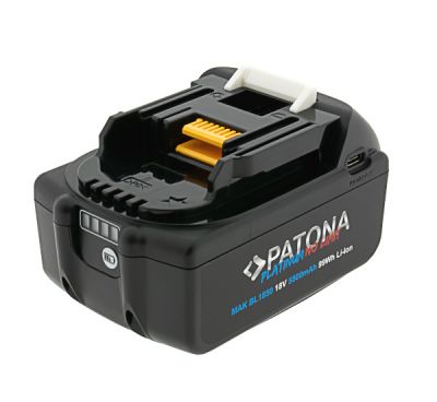 Battery for Makita LXT series, 18V 5.5Ah, built-in USB-C charging ― DELTAMOBILE