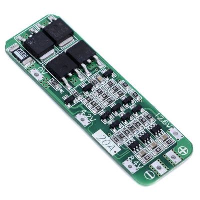 BMS Controller (protection board) 3S (Li-Ion 18650, 12.6V, 20A) ― DELTAMOBILE