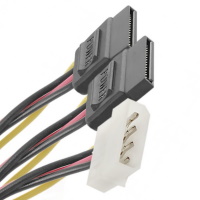 Power cable adapter MOLEX uz 2xSATA (20cm) ― DELTAMOBILE