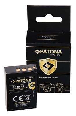 PATONA PROTECT Battery for Olympus BLS5 E-P3 E-PL2 PEN E-PL3 E-PM1 — Patona