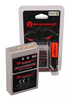 Berenstargh Battery for Olympus PS-BLS-5 PEN EP3 E-P3 EPL2 E-PL2 EPL3 E-PL3 EPM1 E-PM1m — Patona