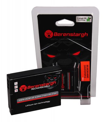 Berenstargh Battery for Panasonic DMW-BCM13 Lumix DMCFT51 DMC-FT51 DMCTS5 DMC-TS5 — Patona