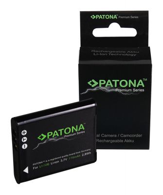 PATONA Premium Battery for Olympus Li50B RICOH DB100 Pentax WG-8 D-Li92 mju 850S — Patona