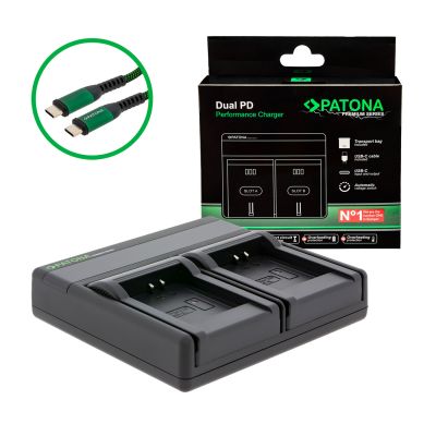 PATONA Premium Dual PD Performance Charger for Canon NB-11L incl. USB-C input/output — Patona