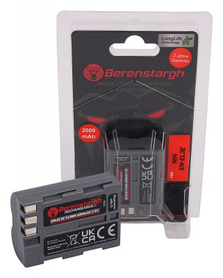 Berenstargh Battery for Nikon D700 D300 D200 D100 D80 D70 D50 EN-EL3e — Patona