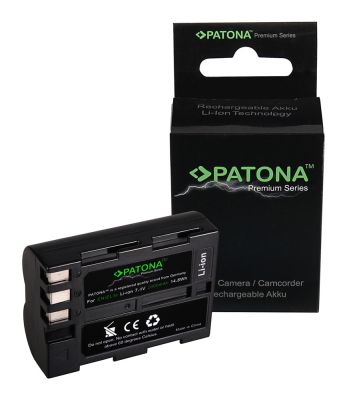 Premium battery for Nikon EN-EL3E D100 D200 D300 D50 D70 D700 D80 D90 from PATONA — Patona