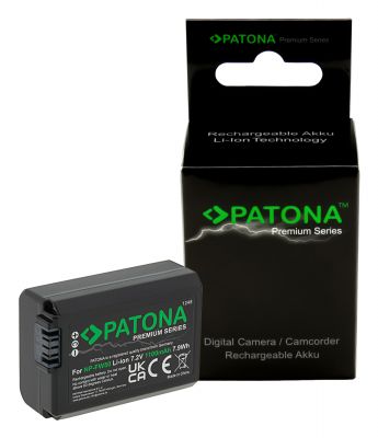 Premium Battery for Sony NP-FW50 NEX.3 NEX.3C NEX.5 NEX.5A RX1R III DSC-RX1RM3 — Patona