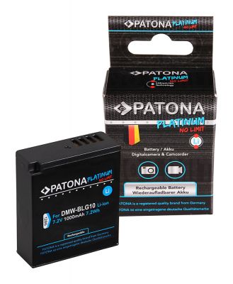PATONA Platinum Battery for Panasonic DMW-BLG10 DMW-BLE9 DMC-GF3 DMC-LX85 DMC-LX100 — Patona
