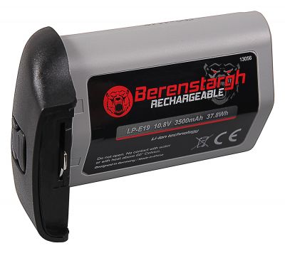 Berenstargh Battery for Canon LP-E19 EOS-1Ds Mark III EOS-1D Mark III EOS-1D Mark IV EOS-1D X LG Cells — Patona
