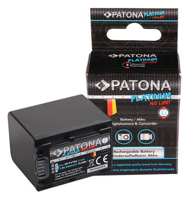 PATONA Platinum akumulators Sony NP-FV70 FDR-AX40 FDR-AX45 FDR-CX680 NEX-VG30 — Patona