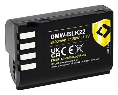 Battery replacement for PANASONIC DMW-BLK22 (DC-S5, G9, GH5, GH5S, GH6) ― DELTAMOBILE