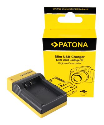 PATONA Slim Micro-USB lādētājs Canon LP-E17 EOS 750D 760D 8000D Kiss X8i Rebel Rebel T6i Rebel — Patona