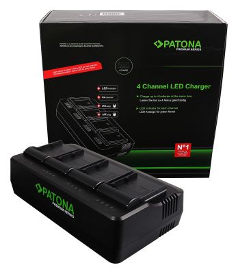 PATONA Premium 4-часовое зарядное устройство для Canon BP-A30 BP-A60 BP-A65 BP-A90 EOS C200 C200B C300 Mark II XF705 — Patona