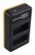 PATONA Dual LCD USB Charger for Canon LP-E8 550D 600D 650D 700D