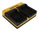 PATONA Dual Charger for Canon NB-8L Powershot A2200 A3000 IS A3000IS A3100 IS A3100IS incl. Micro-U