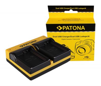 PATONA Dual Charger для Canon LP-E10 EOS EOS1100D EOS-1100D Rebel T3 LP-E10 Kiss X50 с Micro-US — Patona
