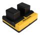 PATONA Dual Charger for Canon BP-718 727 Legria HF R36 HF306 HF38 HF406 HF48 HFM506 incl. Micro-USB
