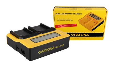 Dual LCD Charger for Canon LP-E8 EOS 550D 600D 650D 700D from PATONA — Patona