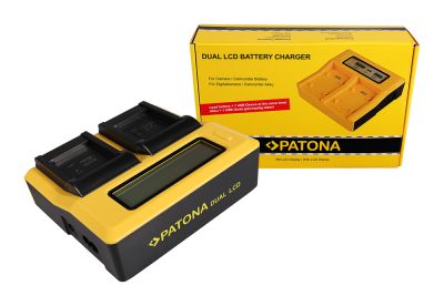 PATONA Dual LCD USB-зарядное устройство для Canon NB-11L IXUS 125HS 240HS NB-11L Powershot A1200 A2200 — Patona