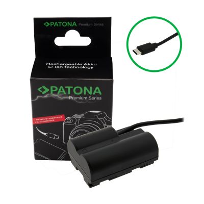 PATONA Premium USB-C Input Battery Adapter для Fuji NP-W235 GFX100RF GFX50S II X-H2S X-T5 X-T4 X-S20 — Patona