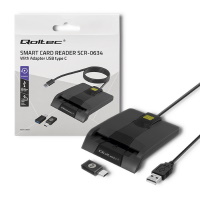 ID card reader (50634) + USB-C adapter  ― DELTAMOBILE