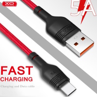 Дата кабель USB - USB-C , USB/USB-C (5A, 1 metrs) ― DELTAMOBILE