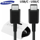 Дата кабель Samsung EP-DA705BBE  (USB/C-USB/C, 3A), 1m 