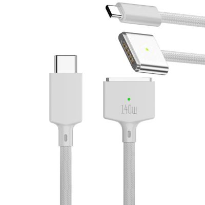 Charger, adapter USB-C with plug APPLE Macbook Magsafe 3 (140W, 2m) ― DELTAMOBILE