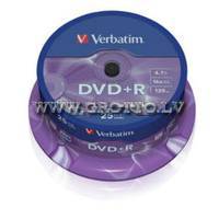 Verbatim DVD+R 4.7Gb 16X Cake 25 ― DELTAMOBILE