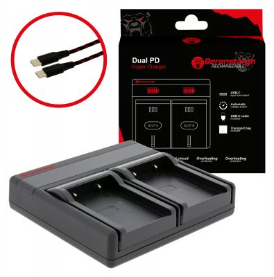 Berenstargh Dual PD Hyper Charger for Nikon EN-EL5 USB-C in/out Powerbank Function — Patona
