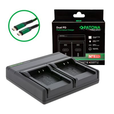 PATONA Premium Dual PD Performance Charger for Nikon EN-EL11 incl. USB-C input/output — Patona