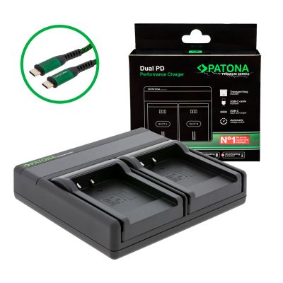 PATONA Premium Dual PD Performance Charger для Sony NP-BN1 с USB-C входом/выходом — Patona