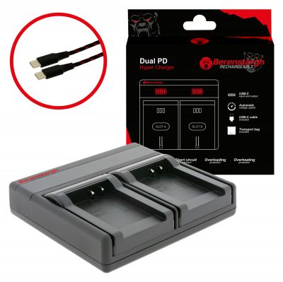 Berenstargh Dual PD Hypercharger для USB-C Powerbank функции Nikon EN-EL12 — Patona
