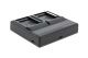 PATONA Premium Dual PD Performance Charger for Samsung SLB-0837B incl. USB-C input/output