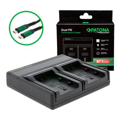 PATONA Premium Dual PD Performance Charger for Samsung IA-BP210E incl. USB-C input/output — Patona