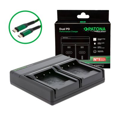 PATONA Premium Dual PD Performance Charger for Nikon EN-EL19 incl. USB-C input/output — Patona