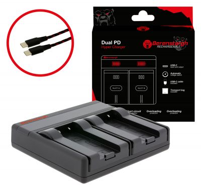 Berenstargh Dual PD Hypercharger для функции Casio NP-50 USB-C Powerbank — Patona